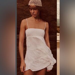 Zara White Mini Dress